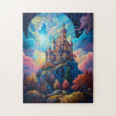 Sprookje Kasteel Fantasie Kunst Legpuzzel (Verticaal)