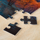 Sprookje Kasteel Fantasie Kunst Legpuzzel (Zijkant)