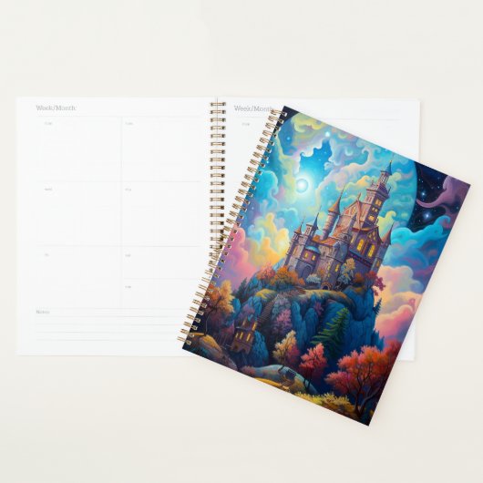 Sprookje Kasteel Fantasie Kunst Planner (Display)