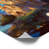 Sprookje Kasteel Fantasie Kunst Poster (Hoek)