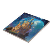 Sprookje Kasteel Fantasie Kunst Tegeltje (Zijkant)