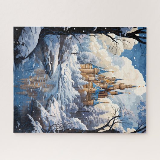 sprookje kasteel legpuzzel (Horizontaal)