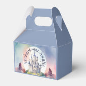 Sprookje Kasteel Party Bedankdoosjes (Voorkant Zijde)