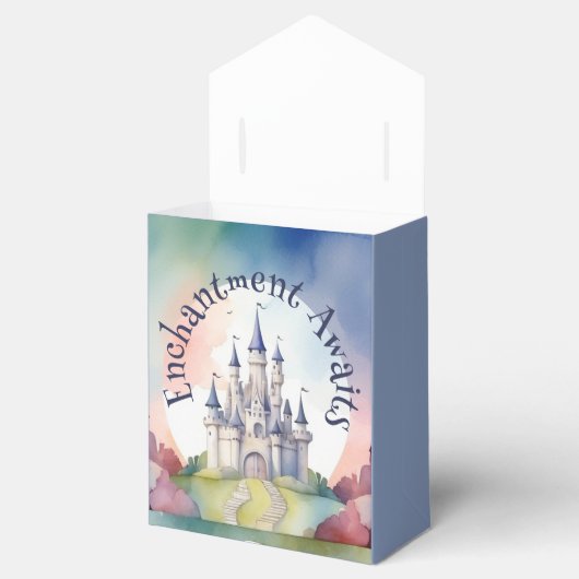 Sprookje Kasteel Party Bedankdoosjes (Geopend)