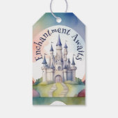 Sprookje Kasteel Party Cadeaulabel (Achterkant)