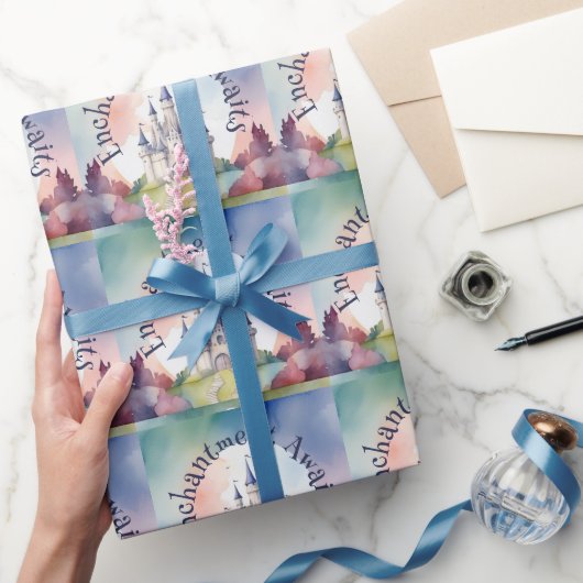 Sprookje Kasteel Party Cadeaupapier (Geschenken)