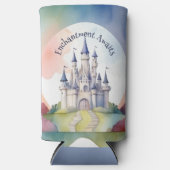 Sprookje Kasteel Party Seltzer Blikjeskoeler (Voorkant)