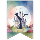 Sprookje Kasteel Party Vlaggetjes (Eerste vlag)