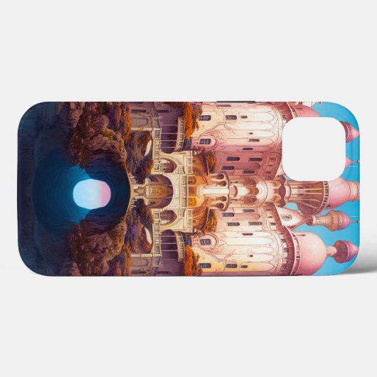 Sprookje Kasteel Roze Wit Goud Fantasy Kunst Case-Mate iPhone Case (Achterkant (horizontaal))