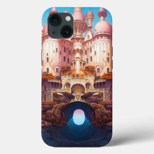 Sprookje Kasteel Roze Wit Goud Fantasy Kunst Case-Mate iPhone Case