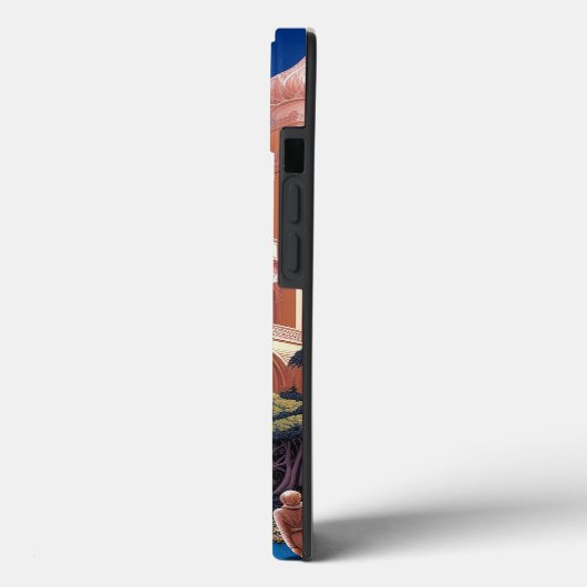 Sprookje Kasteel Roze Wit Goud Fantasy Kunst Case-Mate iPhone Case (Achterkant / Links)