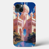 Sprookje Kasteel Roze Wit Goud Fantasy Kunst Case-Mate iPhone Case (Achterkant)