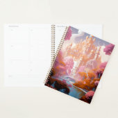 Sprookje Kasteel Roze Wit Goud Fantasy Kunst Planner (Display)