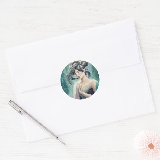 Sprookje Kerst sticker (Envelop)