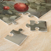 Sprookje Kerstmis Gnome Familie in Winterbos Legpuzzel (Zijkant)