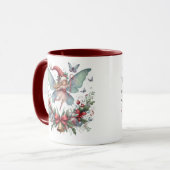 Sprookje Kerstmis Vlinder Mok (Voorkant links)