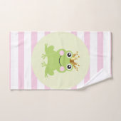 Sprookje Kikkerprins Roze Strepen Bad Handdoek (Handdoek)