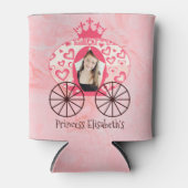 Sprookje Koninklijke Prinses Carriage Meisje Verja Blikjeskoeler (Voorkant)