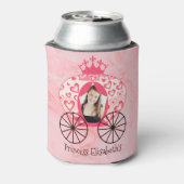 Sprookje Koninklijke Prinses Carriage Meisje Verja Blikjeskoeler (Blikje Achterkant)