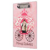 Sprookje Koninklijke Prinses Carriage Meisje Verja Klembord (Links)