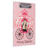 Sprookje Koninklijke Prinses Carriage Meisje Verja Klembord (Rechts)