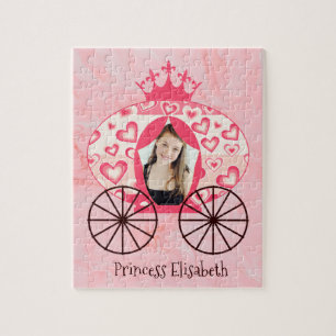 Sprookje Koninklijke Prinses Carriage Meisje Verja Legpuzzel