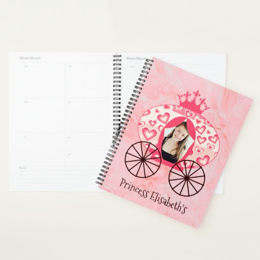 Sprookje Koninklijke Prinses Carriage Meisje Verja Planner (Display)
