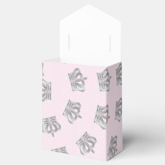 Sprookje kroonprinses partij gunst dozen bedankdoosjes (Geopend)