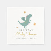 Sprookje Leuk Dragon Baby shower Servet (Voorkant)