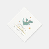 Sprookje Leuk Dragon Baby shower Servet (Hoek)