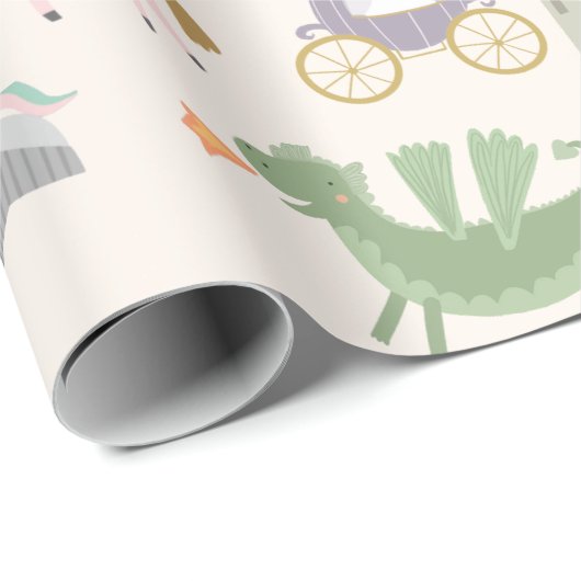 Sprookje Leuke Draak Cadeaupapier (Rol Hoek)