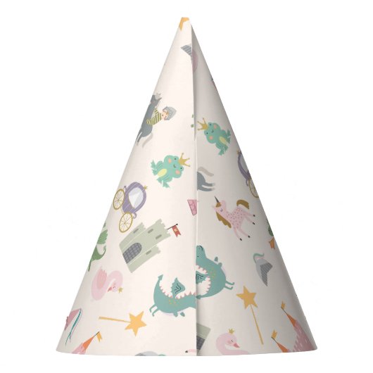 Sprookje Leuke Draak Feesthoedjes (Achterkant)