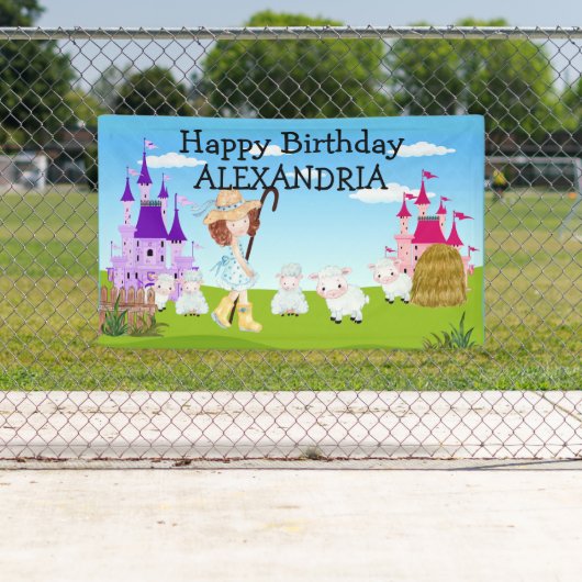 Sprookje Little Bo Peep Sheep Spandoek (Insitu)