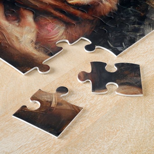 Sprookje met baby varken legpuzzel (Zijkant)