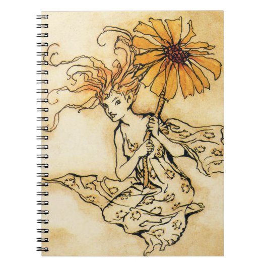 Sprookje met Bloem Notitieboek (Voorkant)