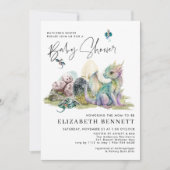 Sprookje met Draken | Draken Eieren Baby Borrel Kaart (Voorkant)