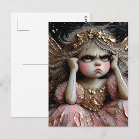 Sprookje met een houding briefkaart (Voorkant / Achterkant)