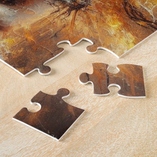 Sprookje met een jong varken legpuzzel (Zijkant)