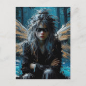 Sprookje met geïrriteerde blik briefkaart (Voorkant)