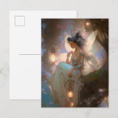 Sprookje met lantaarn briefkaart (Voorkant / Achterkant)