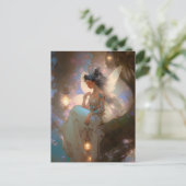 Sprookje met lantaarn briefkaart (Staand voorkant)