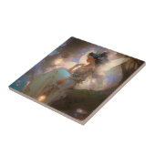 Sprookje met lantaarn tegeltje (Zijkant)