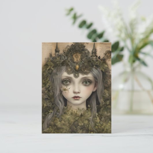 Sprookje Moss Prinses Briefkaart (Staand voorkant)