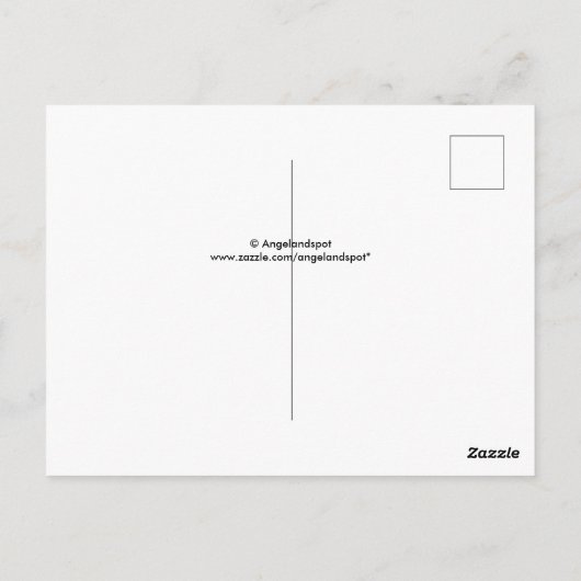 Sprookje Moss Prinses Briefkaart (Achterkant)