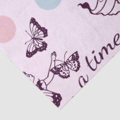 Sprookje Once Upon a Time met vlinders Tissuepapier (Detail)