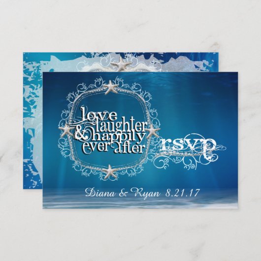 Sprookje Onder de Zee RSVP (Voorkant / Achterkant)