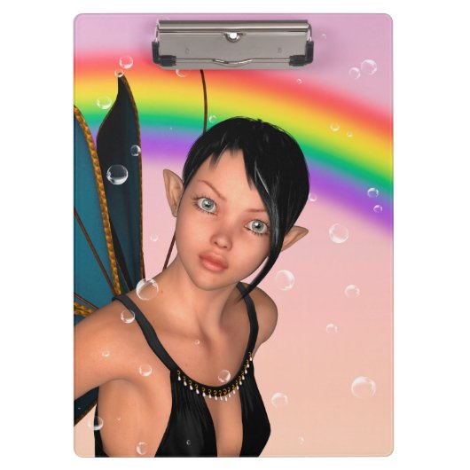 Sprookje onder Regenboog Klembord (Voorkant)
