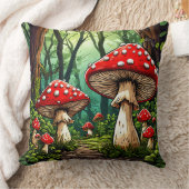 Sprookje 🍄 Paddenstoelenbos Cozy Cadeau ✨ Kussen (Deken)