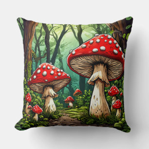 Sprookje 🍄 Paddenstoelenbos Cozy Cadeau ✨ Kussen