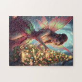 Sprookje- Pixie-stof Mystieke Bos - schattig Legpuzzel (Horizontaal)